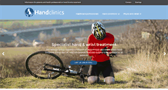 Desktop Screenshot of handclinics.co.uk